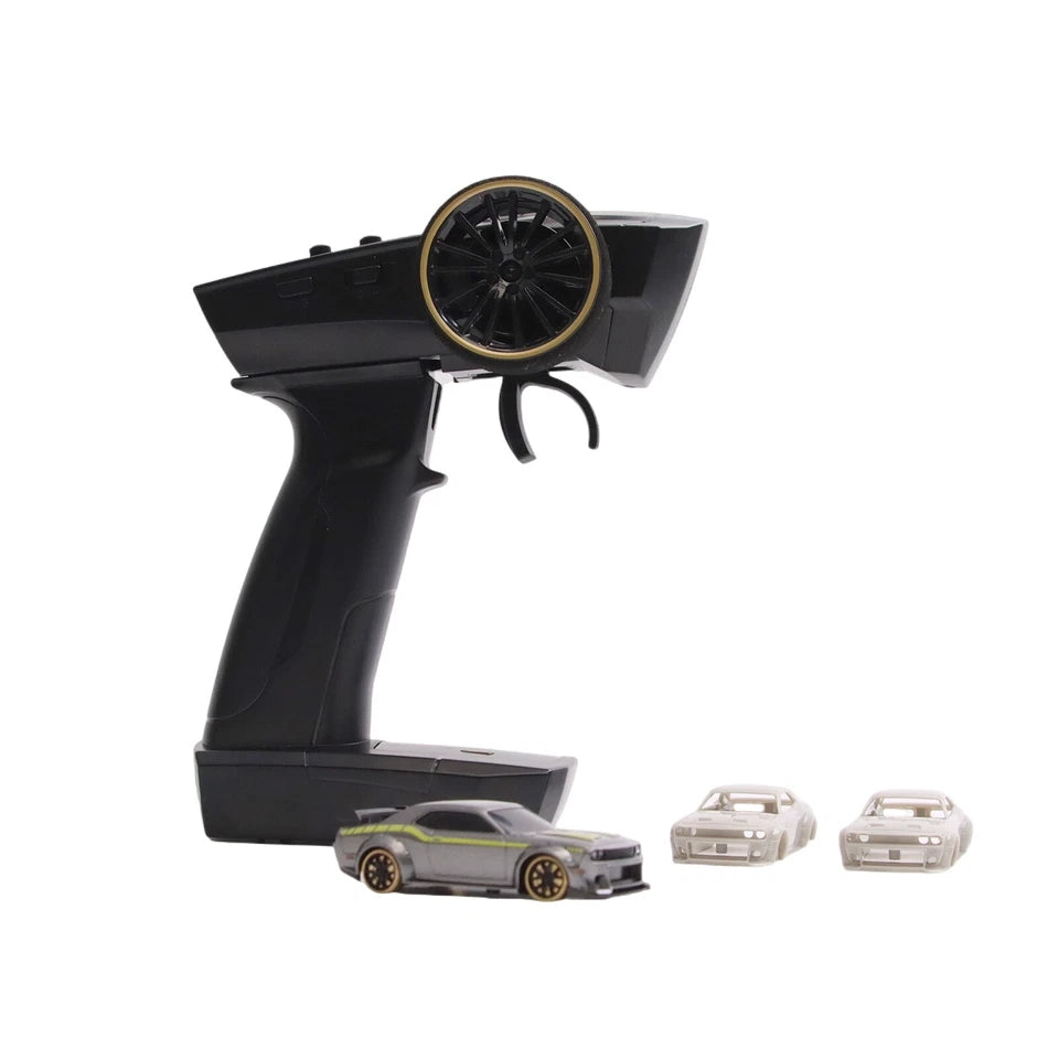 Turbo Racing 1:76 Scale C65 Drift RC Car with Gyro Mini Full Proportional Green Car (No Cod Allowed On This Product) - Prepaid Orders Only