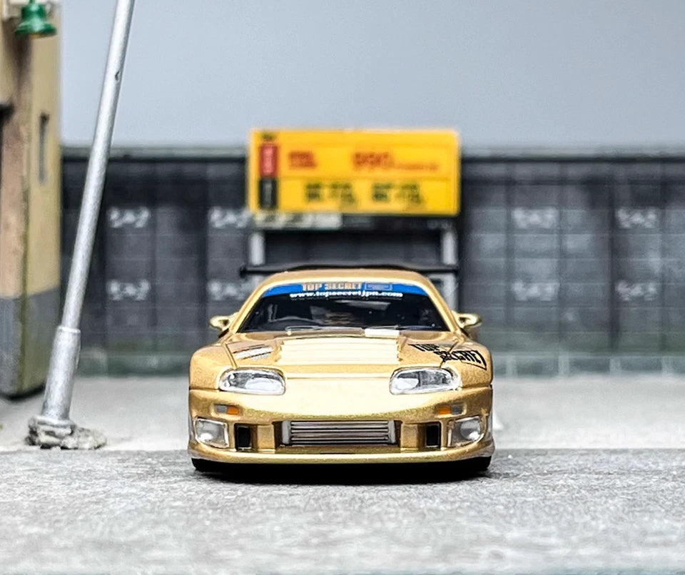 Mini GT Toyota Supra A80 Top Secret GT-300 Top Secret Gold