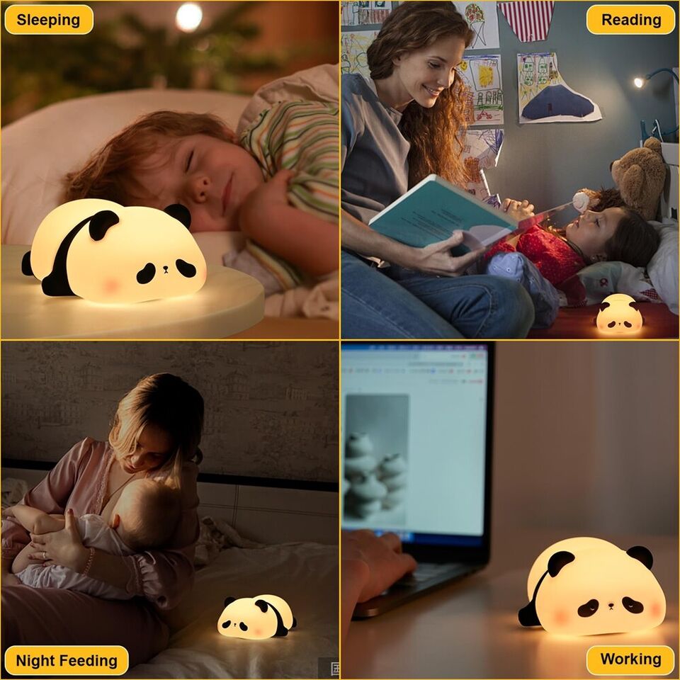 Panda Touch Silicon Lamp With Usb Premium Quality