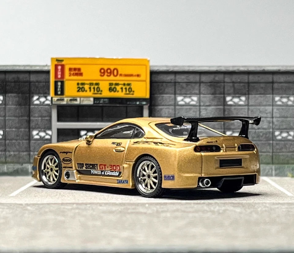 Mini GT Toyota Supra A80 Top Secret GT-300 Top Secret Gold