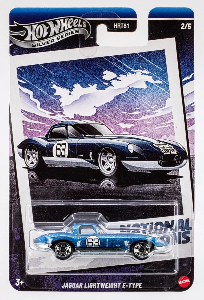 Hot Wheels 2025 Silver Series National Icon Scale 1:64 - Jaguar Lightweight E-Type