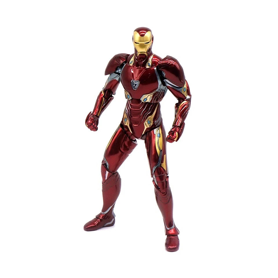 Marvel Studios Avengers infinity War : 10th Anniversary Series The infinity Saga iron Man Mark L MK50 Hand Floating Gun With Platform Figure Set by ZD Toys (Size-9.8 Inch)