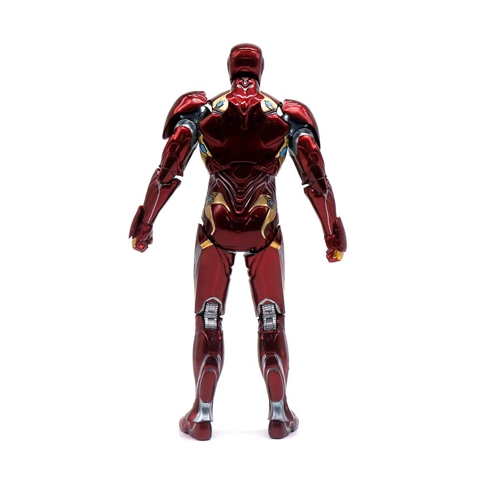 Marvel Studios Avengers infinity War : 10th Anniversary Series The infinity Saga iron Man Mark L MK50 Hand Floating Gun With Platform Figure Set by ZD Toys (Size-9.8 Inch)