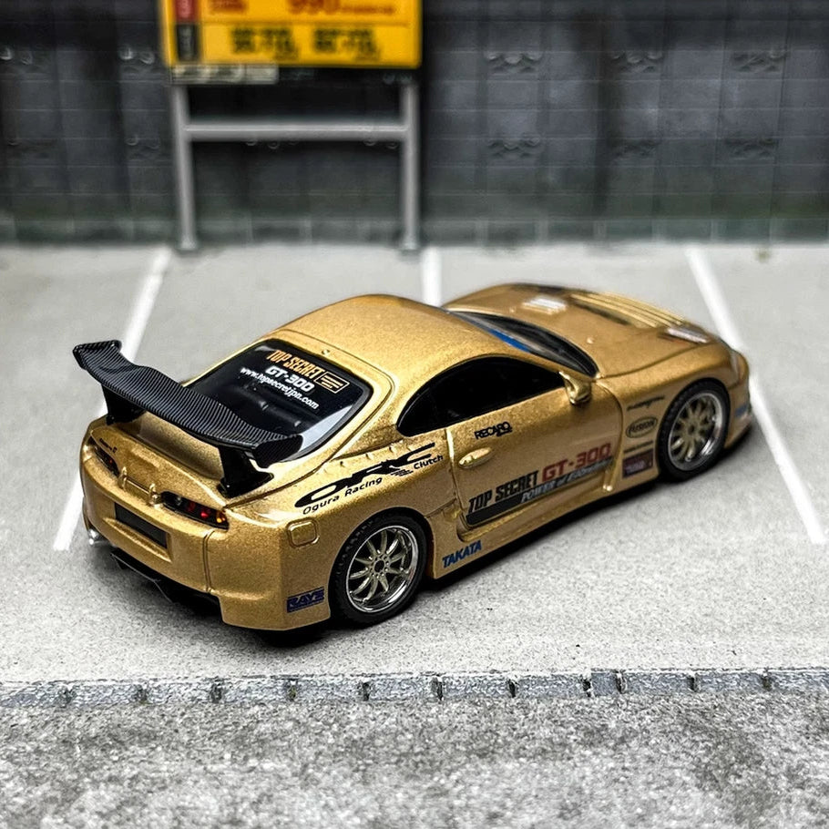 Mini GT Toyota Supra A80 Top Secret GT-300 Top Secret Gold