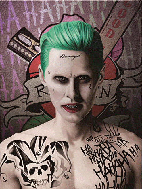 Joker And Harley Quinn 3D Poster
