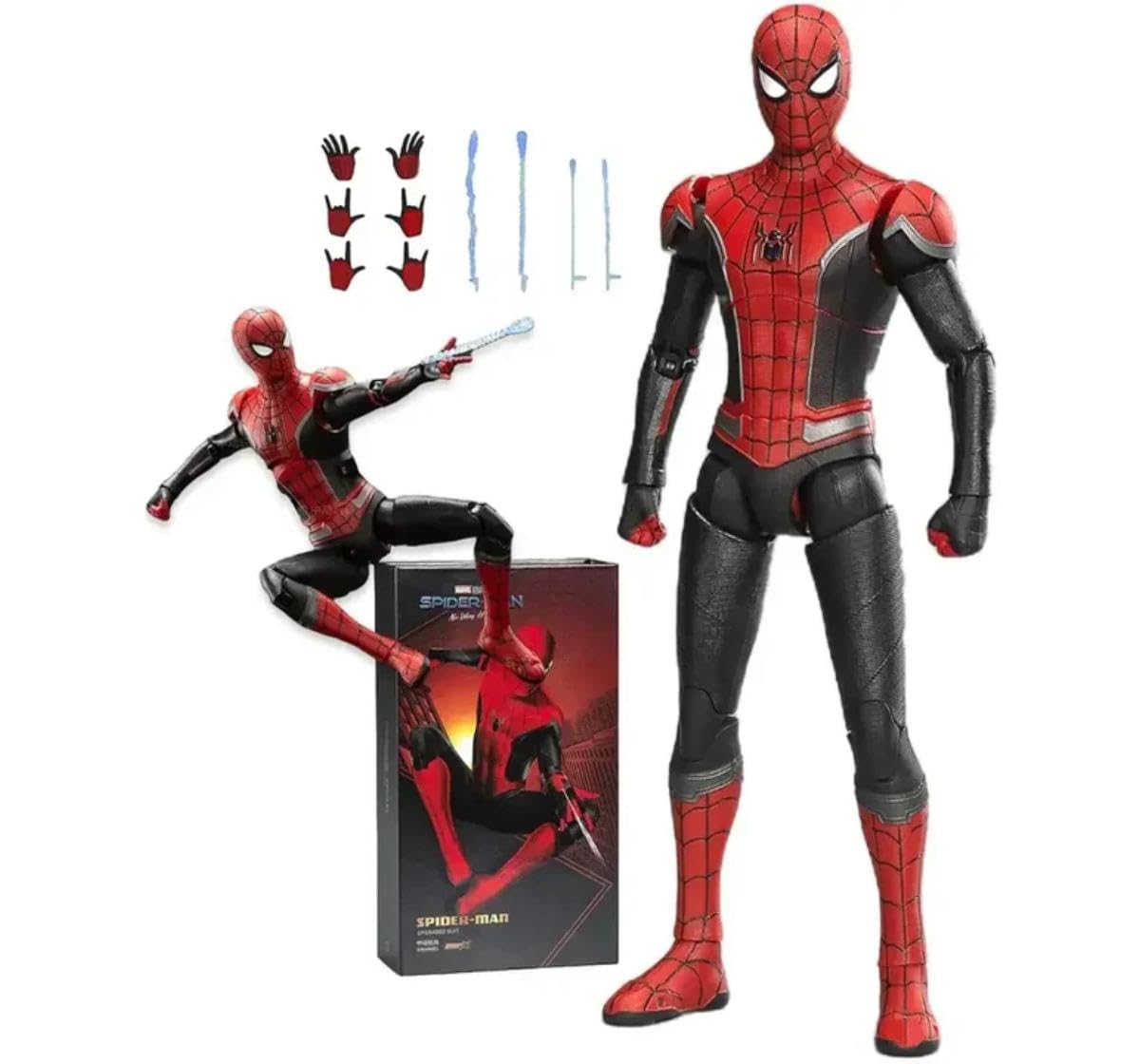 Marvel Spider-Man No Way Home Upgraded Suit Action Figure – 1/10 Scale Collectible ZD Toys Figure