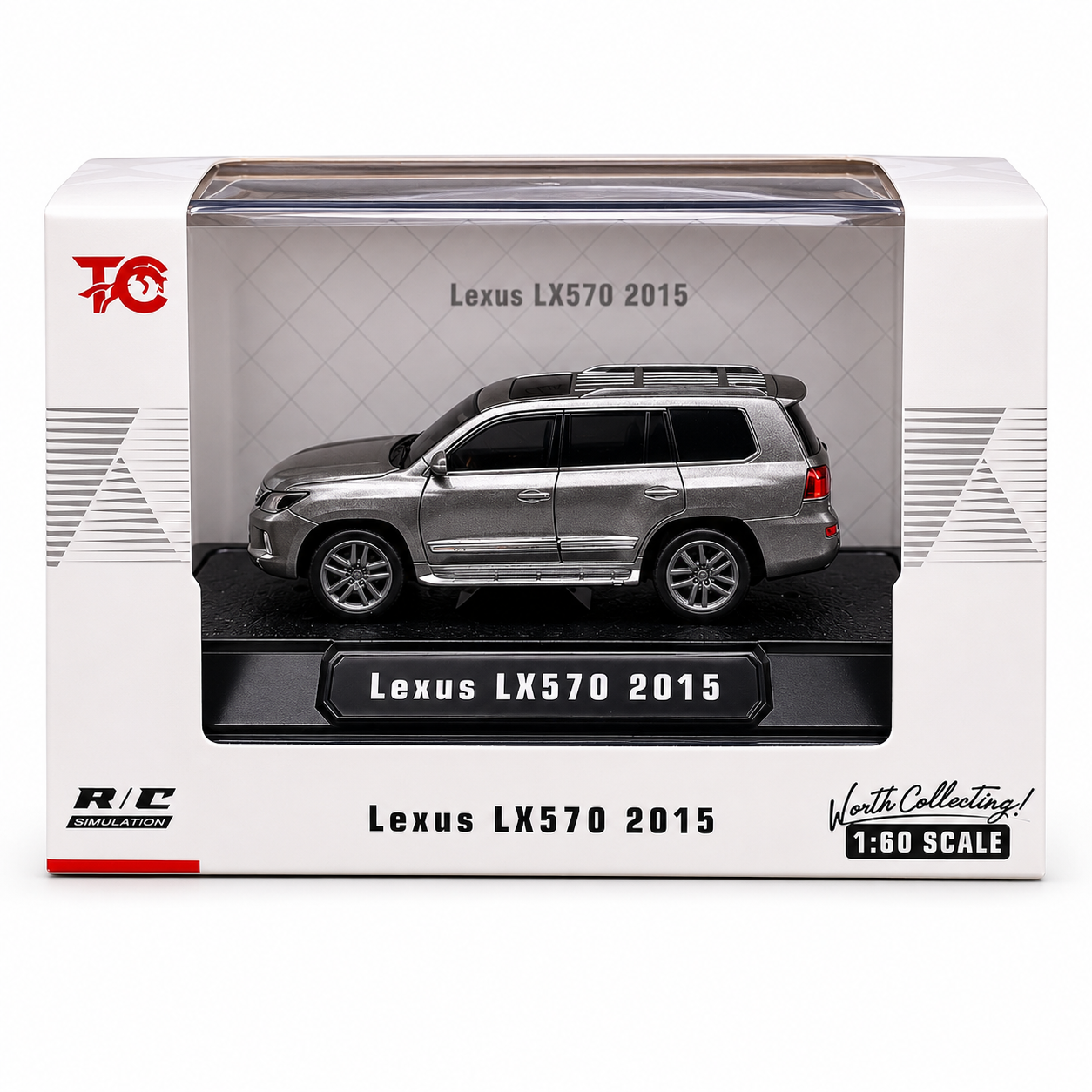 Lexus LX570 2015 Remote Control Car – 1:60 Scale Die-Cast Model (Silver)