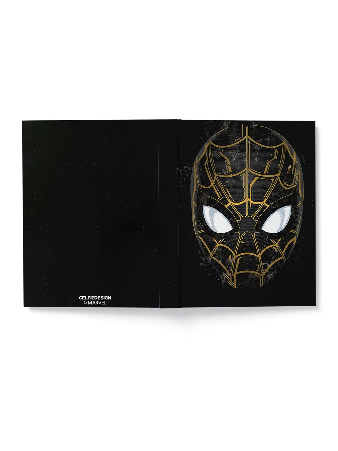 Black And Gold Spiderman Hardbound Diary