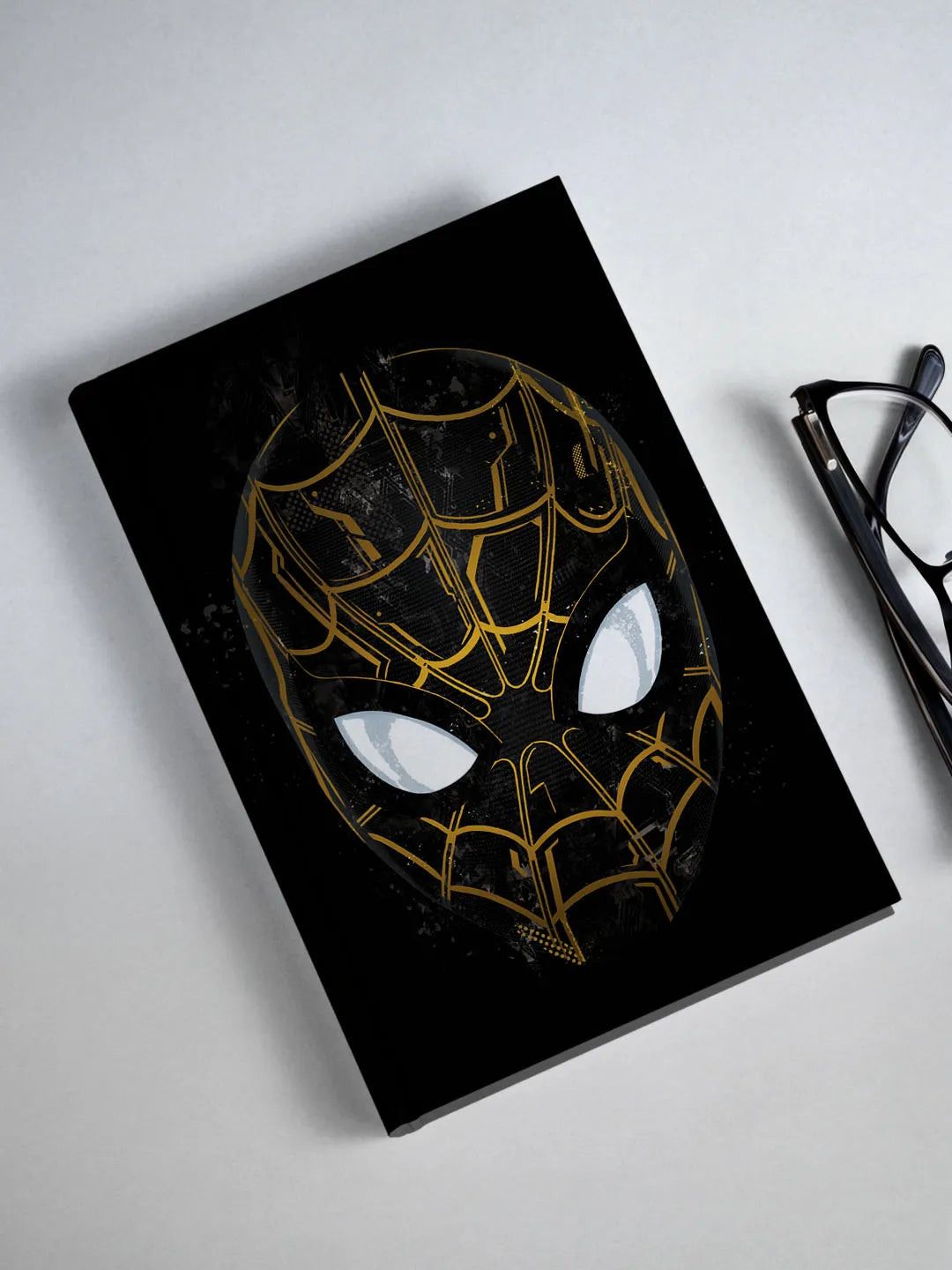 Black And Gold Spiderman Hardbound Diary