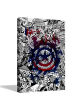 Captain America Splash Out Shield Hardbound Diary