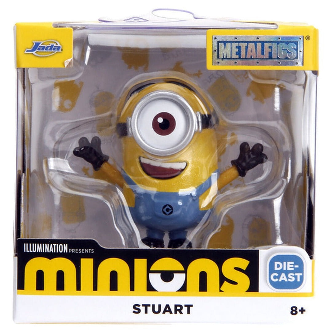 Jada Metalfigs Minions Stuart figure in packaging box