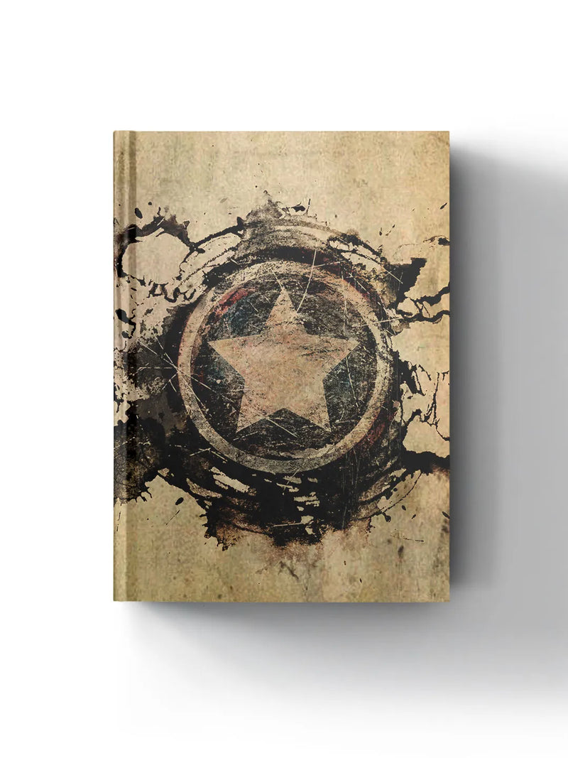 Symbolic Captain America Shield Hardbound Diary