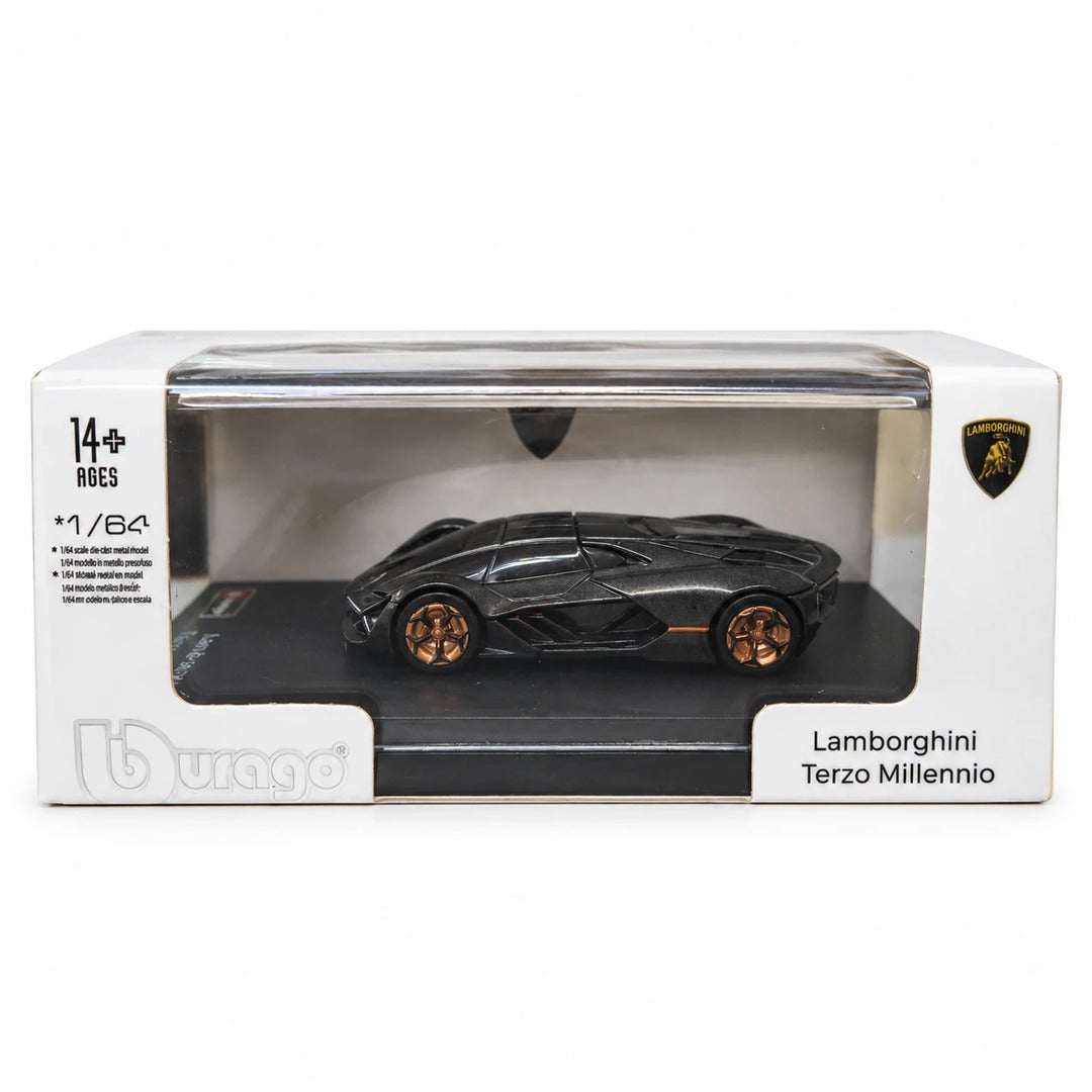 Bburago Lamborghini Terzo Millennio Black Grey boxed