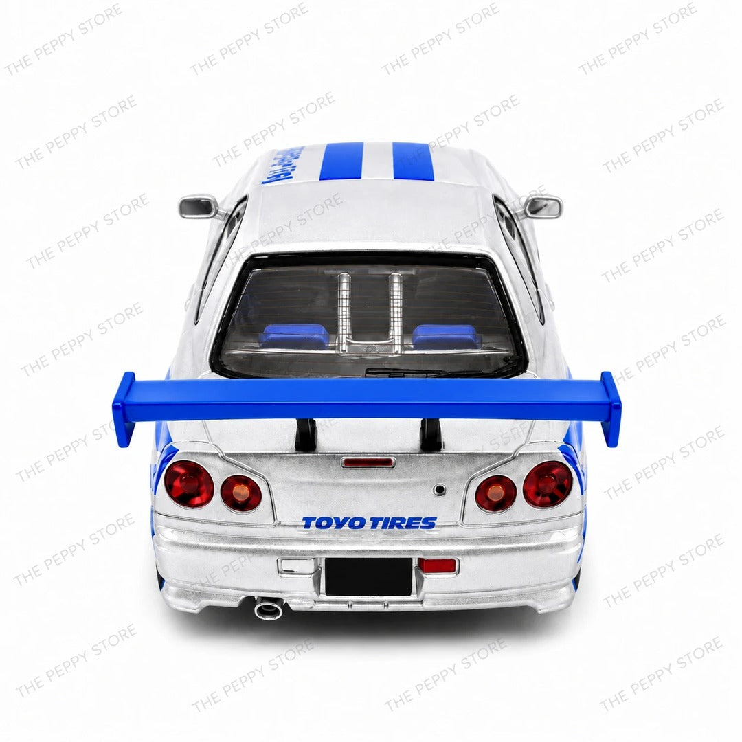 Time Micro C-WEST R34 Nissan Skyline GT-R rear view