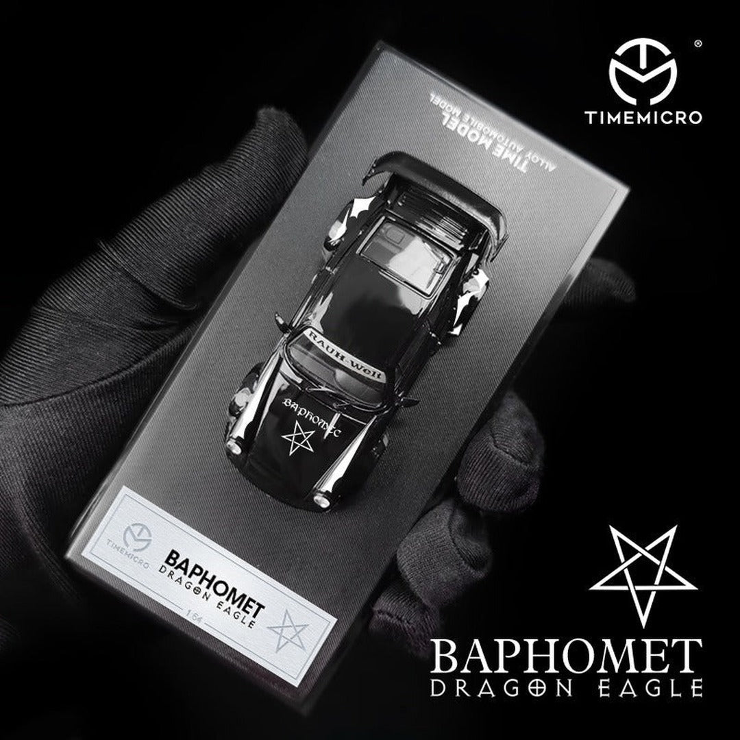TimeMicro Porsche RWB Baphomet Dragon Eagle 1:64 Scale Alloy Diecast Model Car