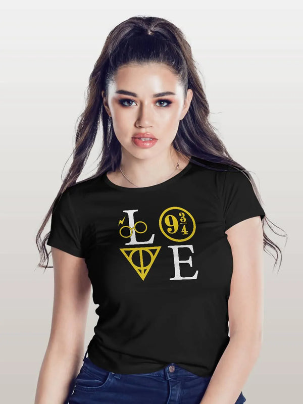 Love 9 34 - Female Designer T-Shirts (No Cod Allowed On This Product)- Prepaid Orders Only
