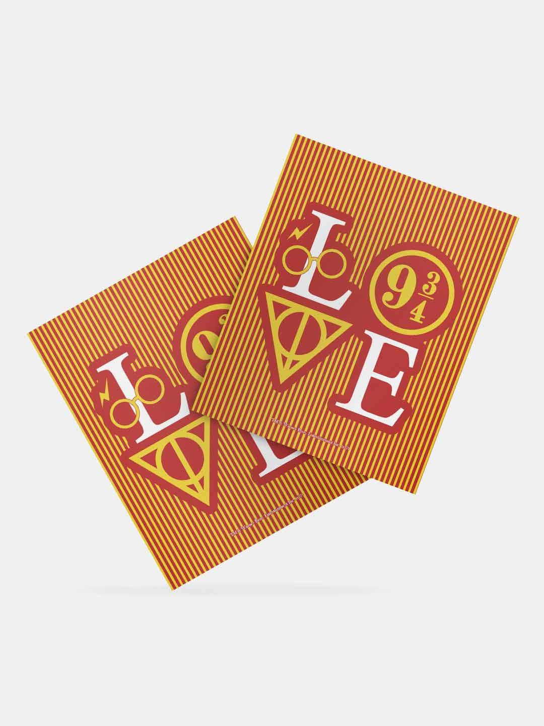 Harry Potter Love 9 3/4 Fridge Magnet - ThePeppyStore