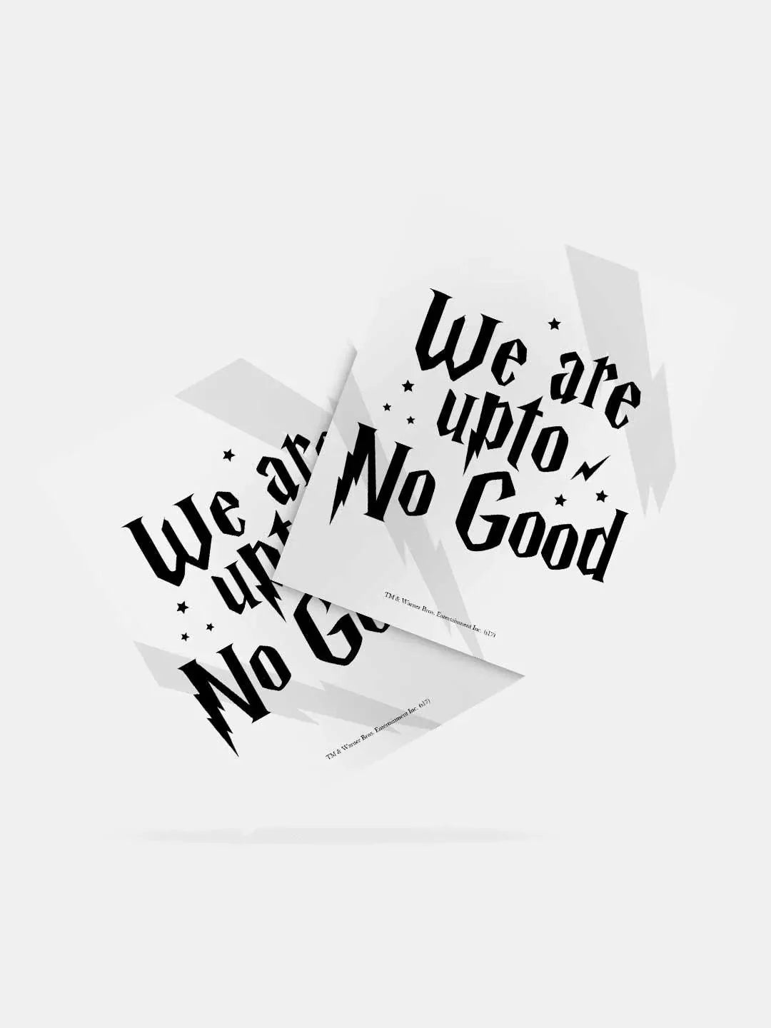 Harry Potter We're Upto No Good White Fridge Magnet - ThePeppyStore