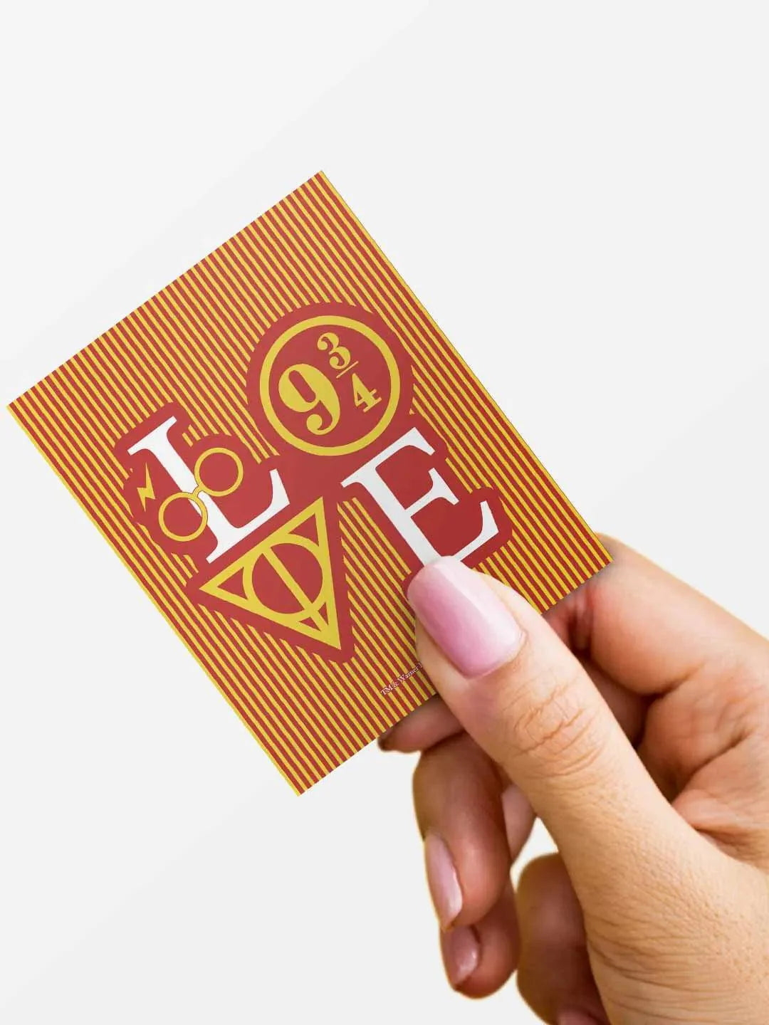 Harry Potter Love 9 3/4 Fridge Magnet - ThePeppyStore