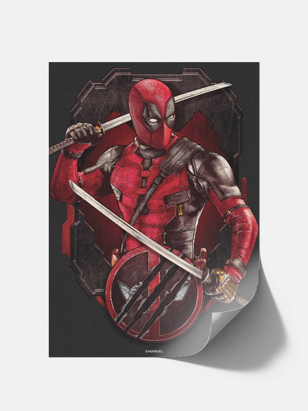 Deadpool A3 Cardpaper Wall Poster