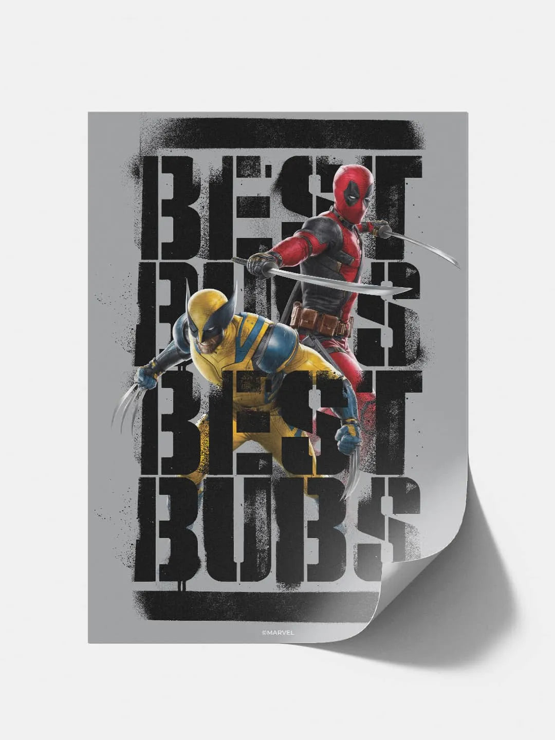 Deadpool Best Bubs A3 Cardpaper Wall Poster