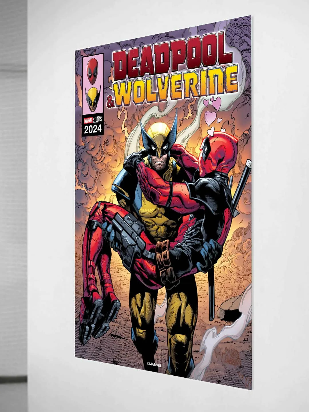 Deadpool Wolverine A3 Cardpaper Wall Poster