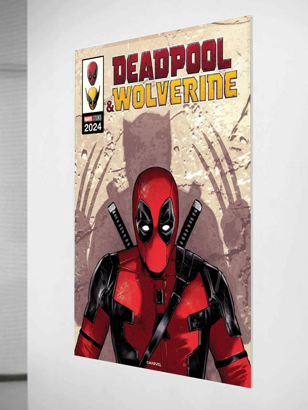 Deadpool Wolverine A3 Cardpaper Wall Poster