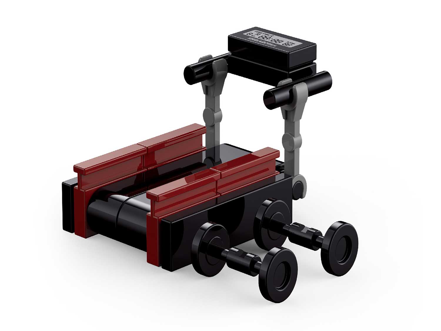 Decool 3D DIY Household Mini-Furiture Blocks for Decor - Household Treadmill