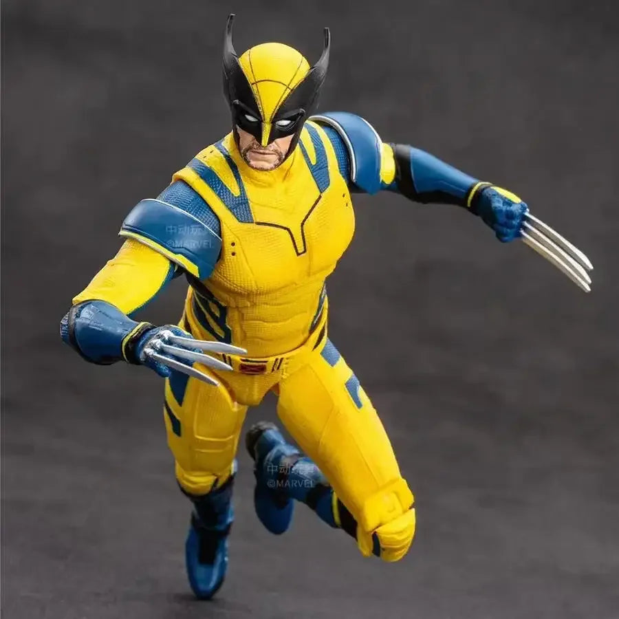 Marvel Studios Deadpool & Wolverine : 1:10 Scale Wolverine Action Figure by ZD Toys (Size-7 Inch)