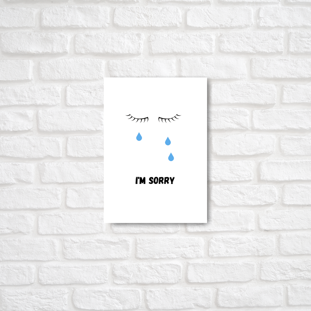 I'M Sorry Card - ThePeppyStore