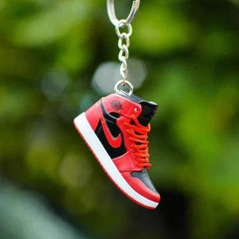 3D Sneaker Keychain - Red - ThePeppyStore