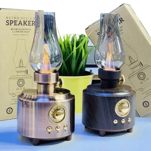 Lantern shaped Bluetooth speaker+ Lamp ( Copper Color ) - ThePeppyStore