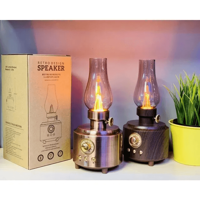Lantern shaped Bluetooth speaker+ Lamp ( Copper Color ) - ThePeppyStore