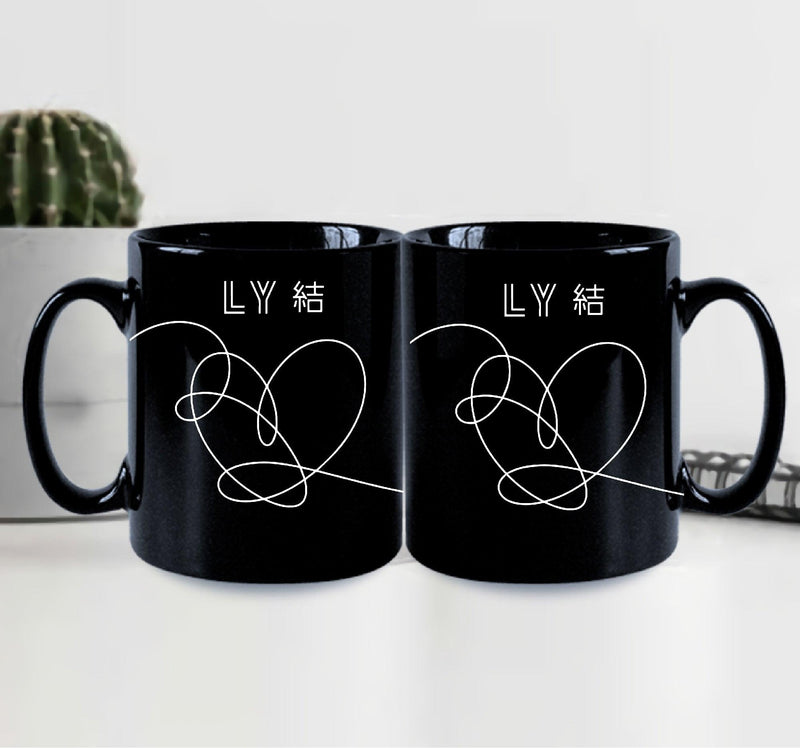 BTS Black Logo Mug - ThePeppyStore