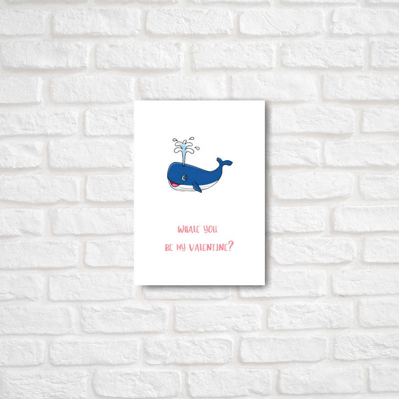 Whale Card - ThePeppyStore