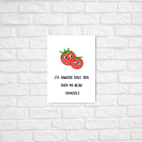 Tomatoes Card - ThePeppyStore