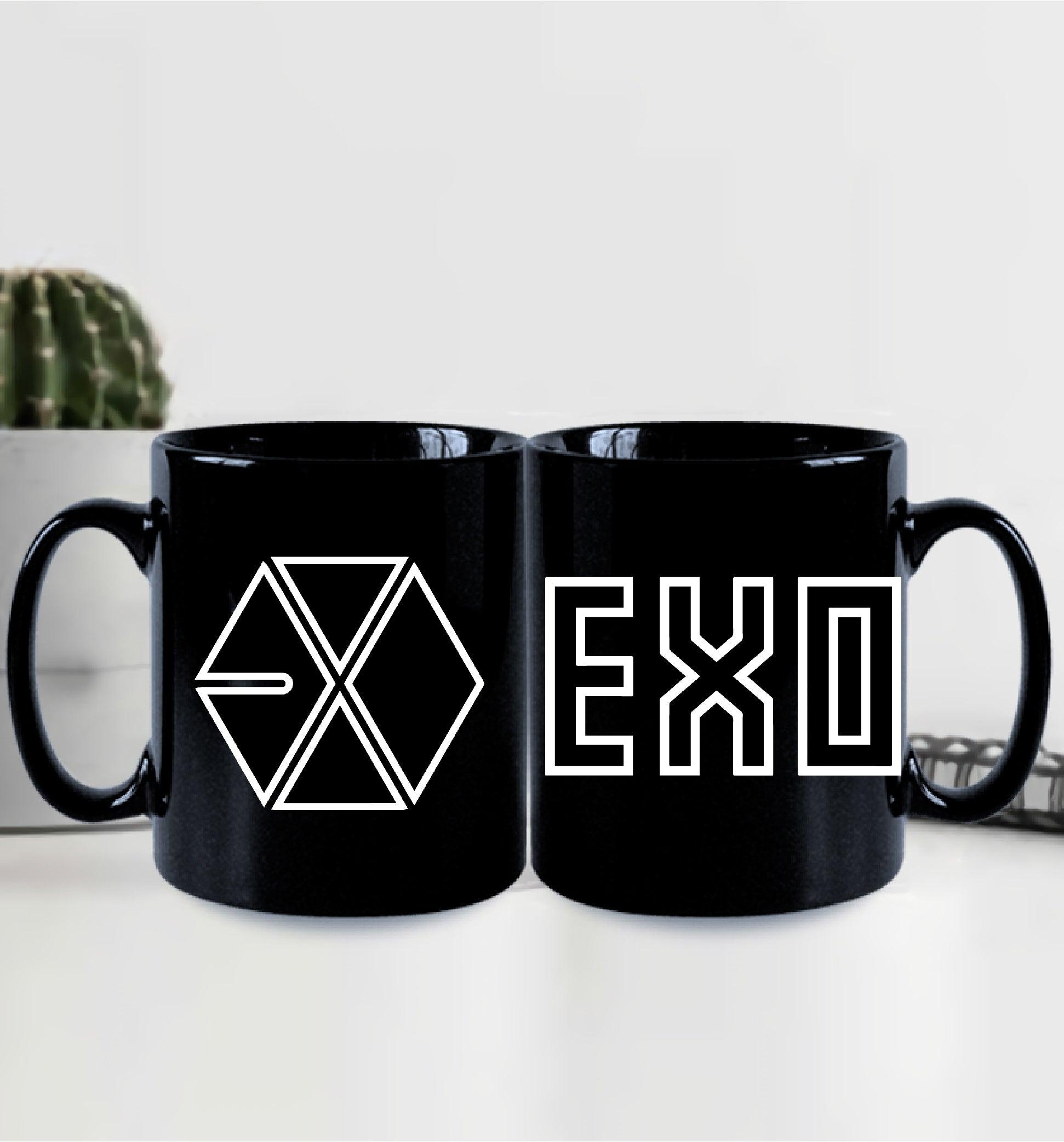 EXO Black Logo  MUG - ThePeppyStore