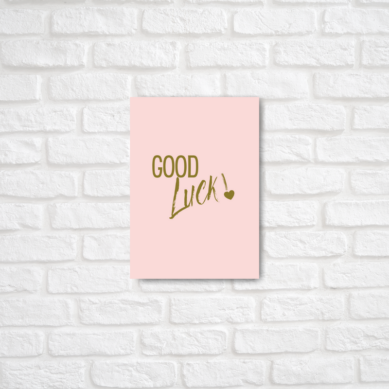 Good Luck Card - ThePeppyStore