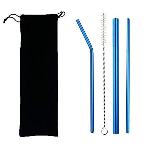 Drinking Straw Stainless Steel - Set of 3 - ThePeppyStore