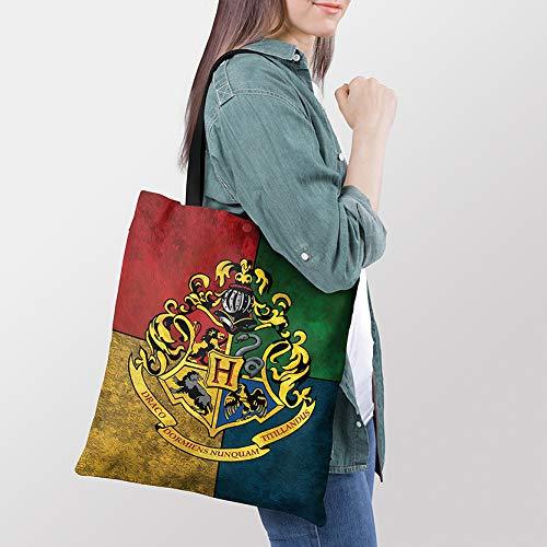 Harry Potter Inspired Hogwarts Crest Tote Bags - ThePeppyStore