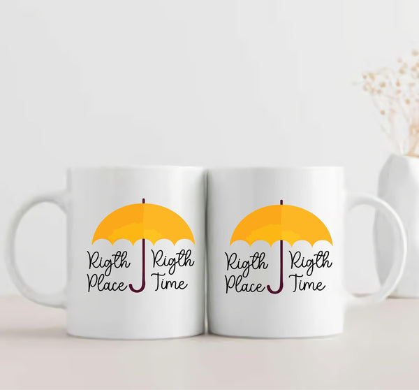 Right Place Right Time Mug - ThePeppyStore