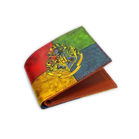 Harry Potter House Crest Multicolour Men's Wallet - ThePeppyStore