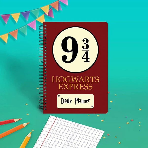Harry Potter Hogwarts 9 3/4 Daily Planner - ThePeppyStore