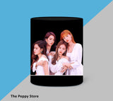 Black Pink Character Black Mug - ThePeppyStore