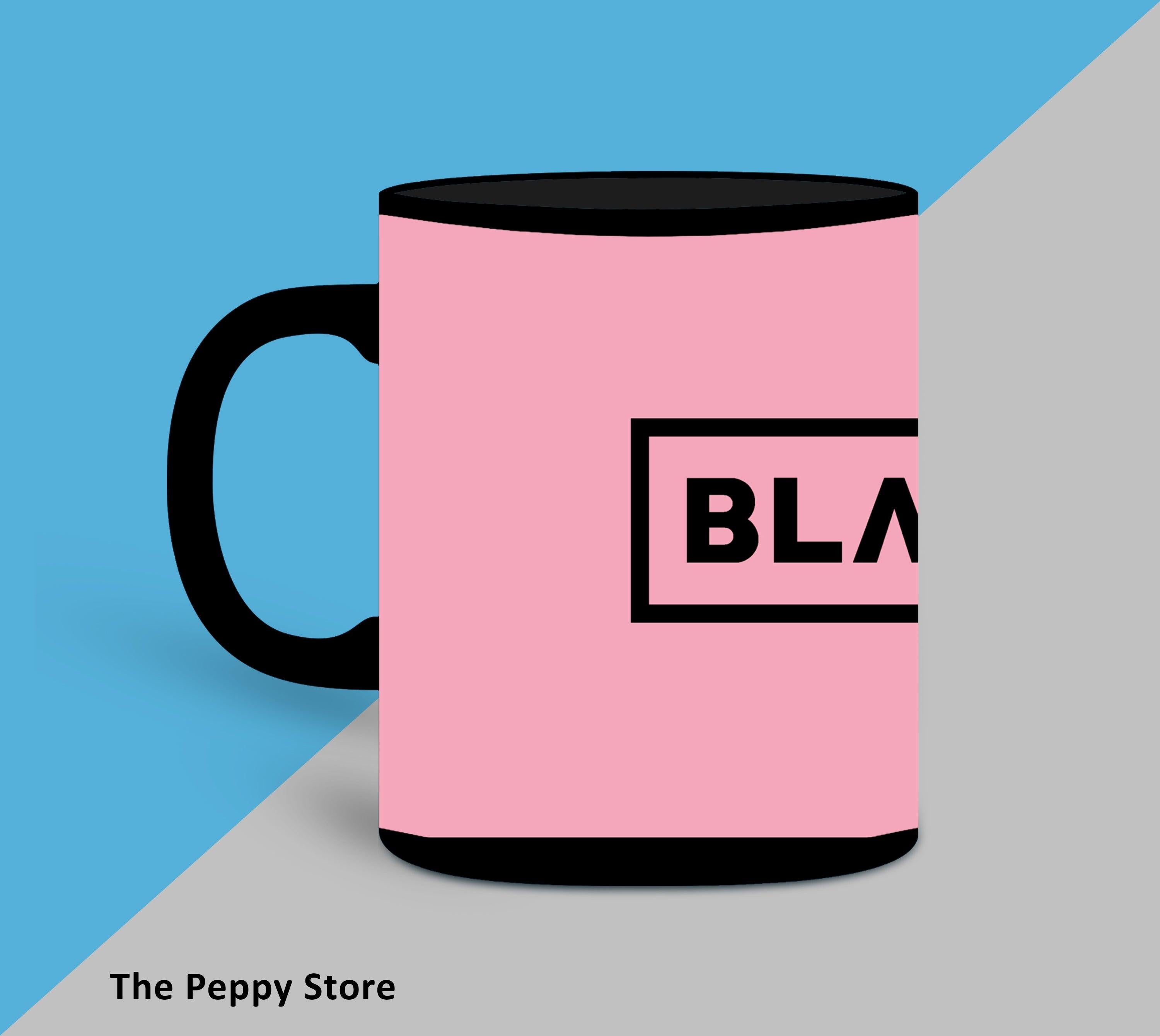 Black Pink Logo Mug - ThePeppyStore