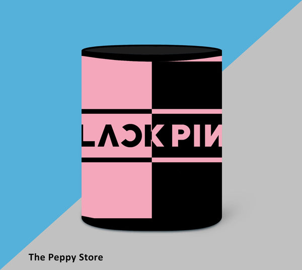 Black Pink Logo Mug - ThePeppyStore