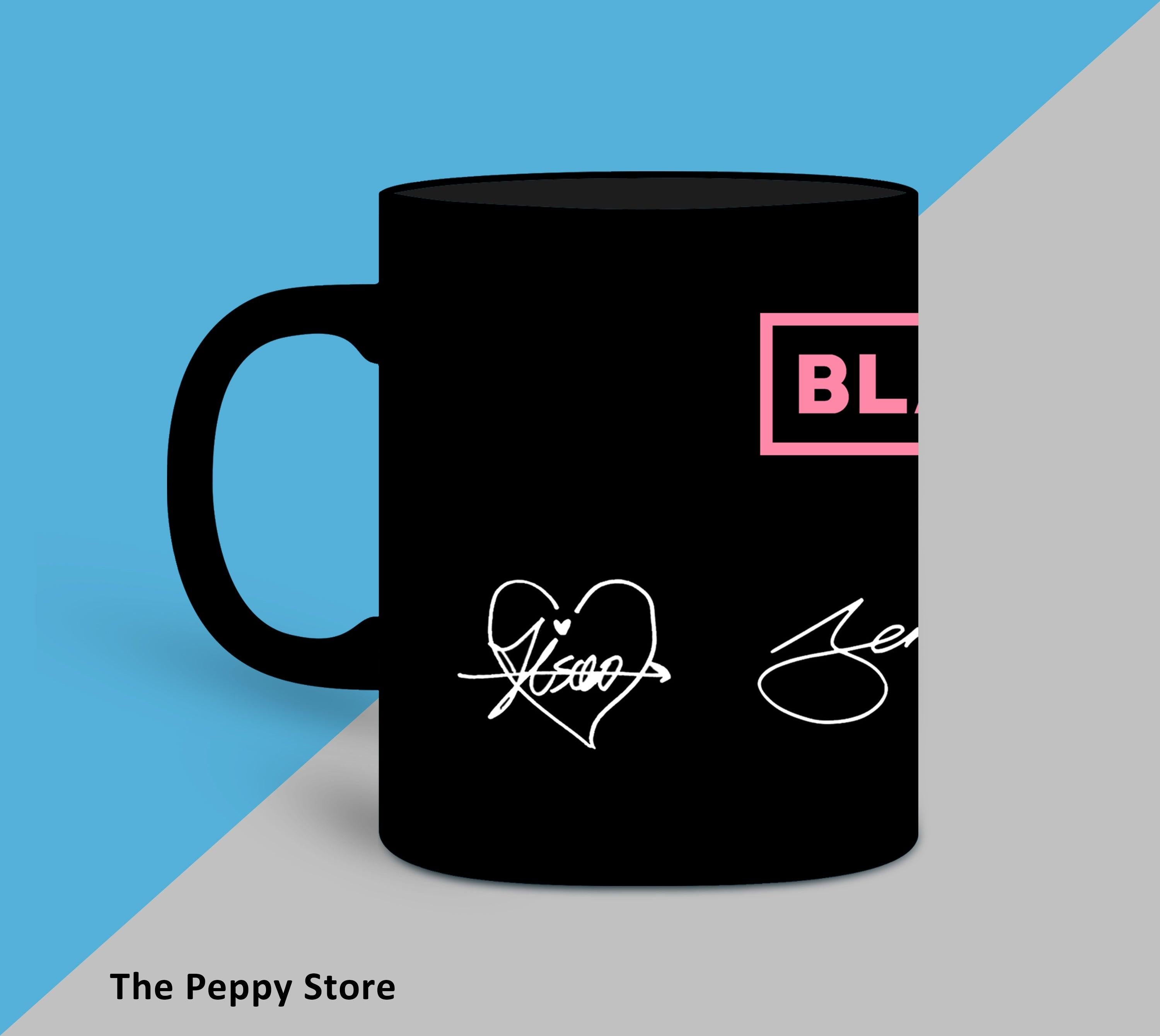 Black Pink Signature Mug - ThePeppyStore