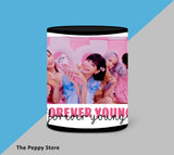 Black Pink Forever Young Mug - ThePeppyStore