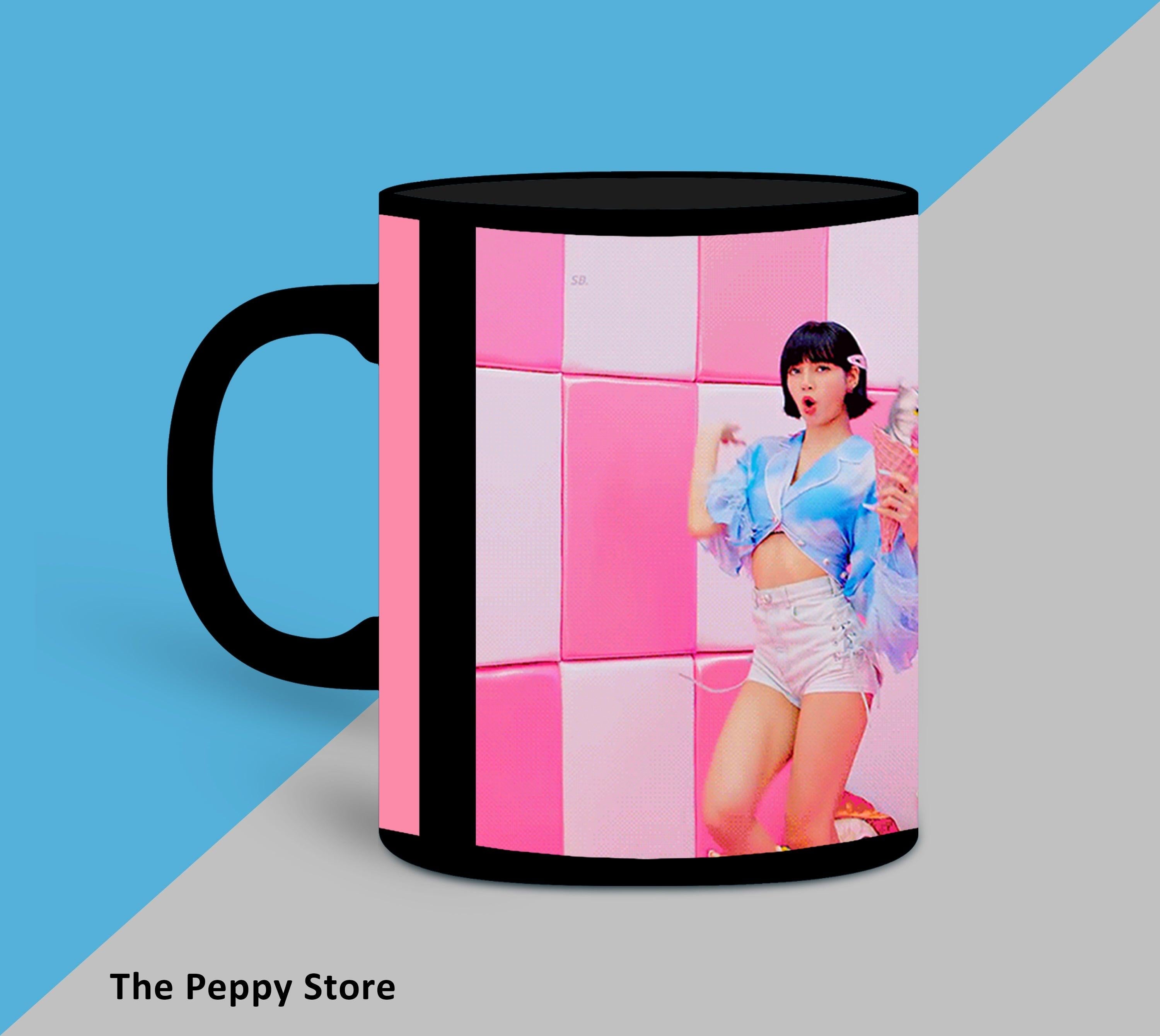 Black Pink Character Pink Mug - ThePeppyStore