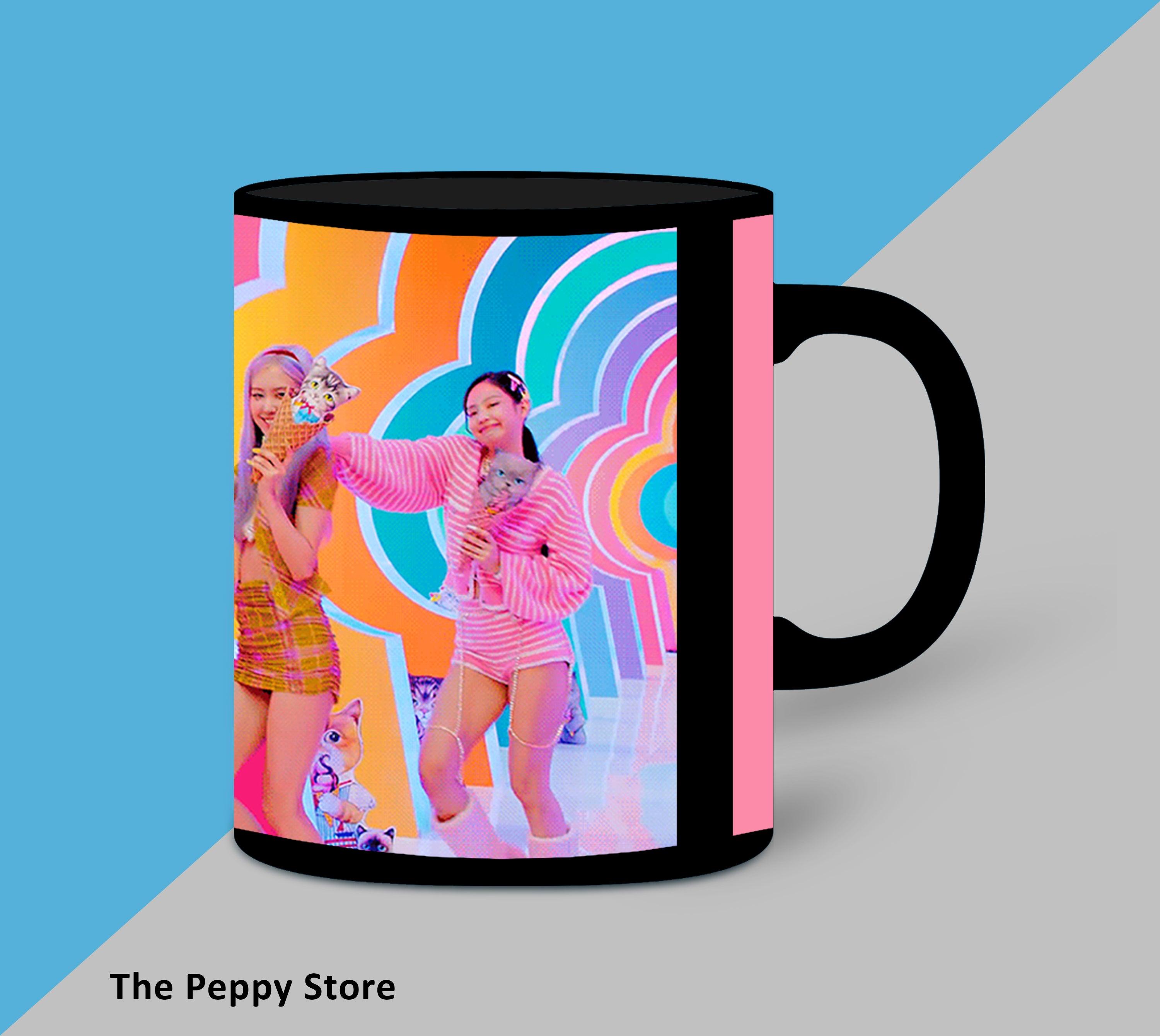 Black Pink Character Pink Mug - ThePeppyStore